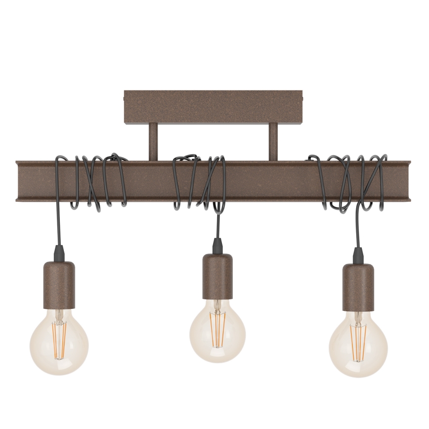 Eglo - Ant pagrindo montuojamas sietynas TOWNSHEND 3xE27/60W/230V