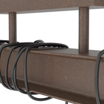 Eglo - Ant pagrindo montuojamas sietynas TOWNSHEND 3xE27/60W/230V