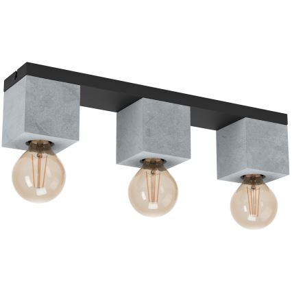 Eglo 43596 - PRESTWICK prie lubų montuojamas šviestuvas 3xE27/40W/230V