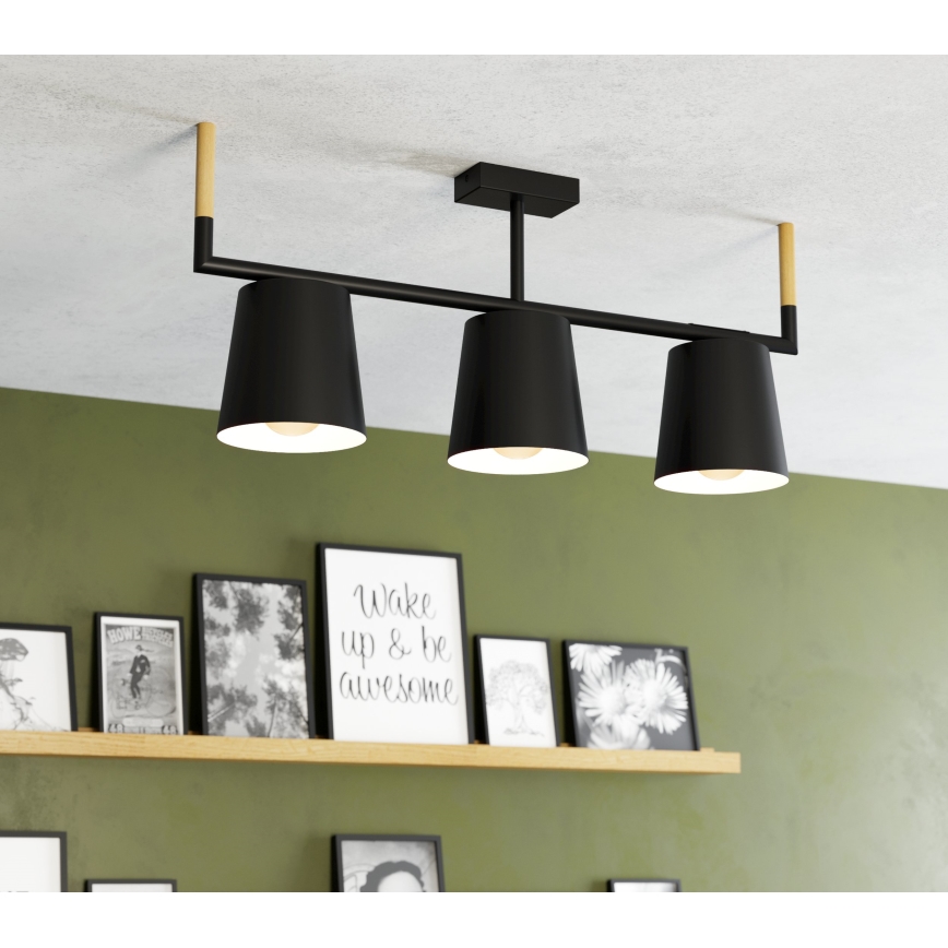 Eglo - Sietynas ant stulpo 3xE27/40W/230V