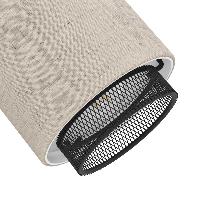 Eglo - Sieninis šviestuvas 2xE14/40W/230V juoda/smėlio spalva