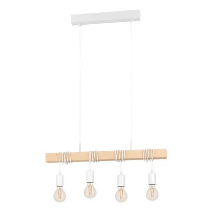 Eglo - Pakabinamas sietynas TOWNSHEND 4xE27/60W/230V - FSC sertifikuota