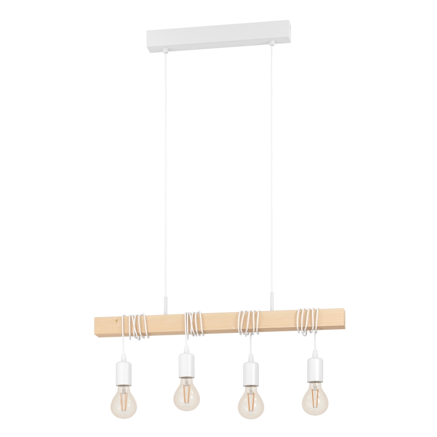 Eglo - Pakabinamas sietynas TOWNSHEND 4xE27/60W/230V - FSC sertifikuota