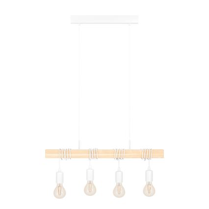 Eglo - Pakabinamas sietynas TOWNSHEND 4xE27/60W/230V - FSC sertifikuota