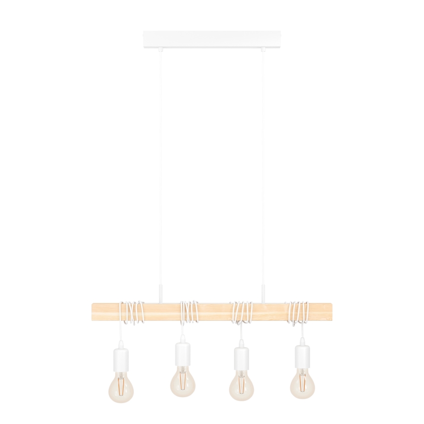 Eglo - Pakabinamas sietynas TOWNSHEND 4xE27/60W/230V - FSC sertifikuota