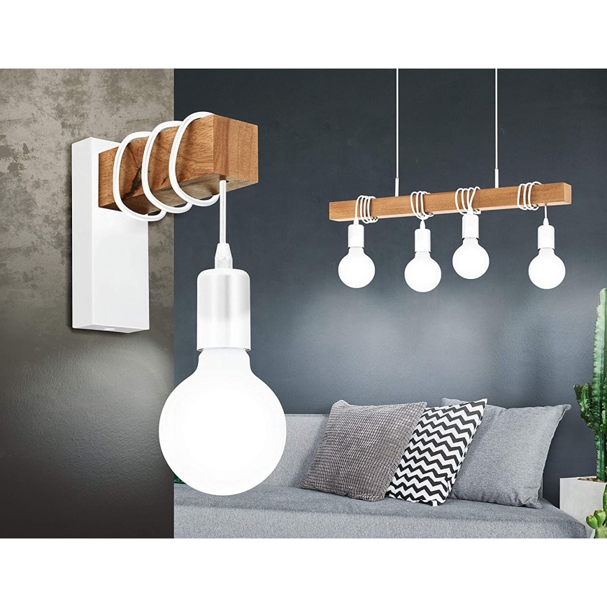 Eglo - Pakabinamas sietynas TOWNSHEND 4xE27/60W/230V - FSC sertifikuota