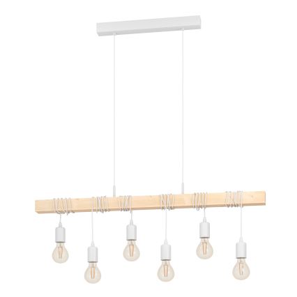 Eglo - Pakabinamas sietynas TOWNSHEND 6xE27/60W/230V