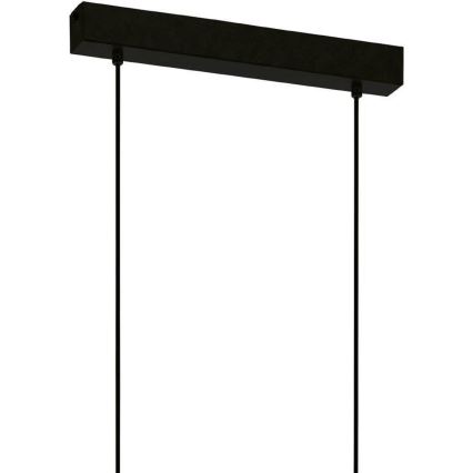 Eglo 43712 - Pakabinamas sietynas TOWNSHEND 6xE27/60W/230V juoda