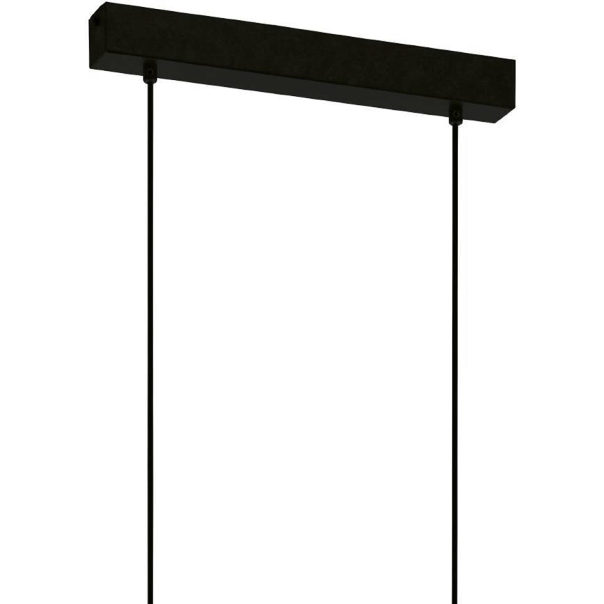 Eglo 43712 - Pakabinamas sietynas TOWNSHEND 6xE27/60W/230V juoda