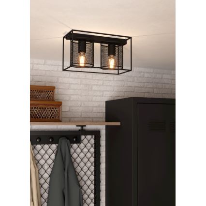 Eglo – Lubinis šviestuvas 2xE27/40W/230V