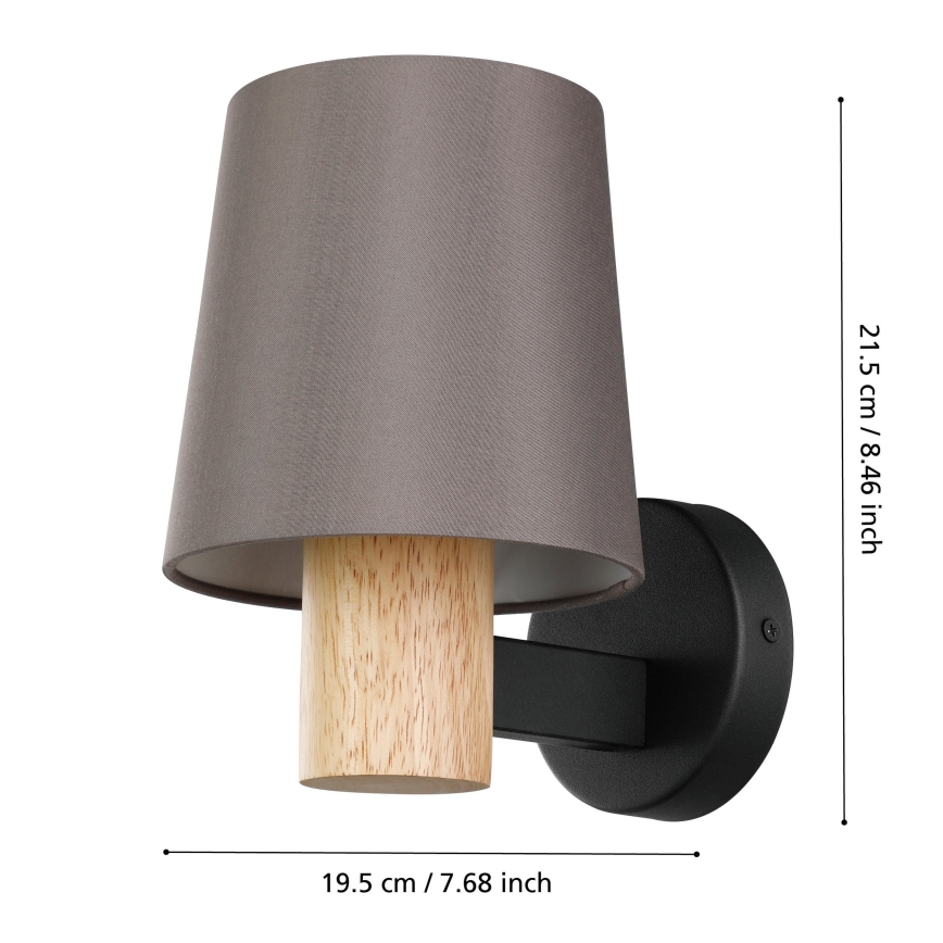 Eglo – Sieninis šviestuvas 1xE27/40W/230V