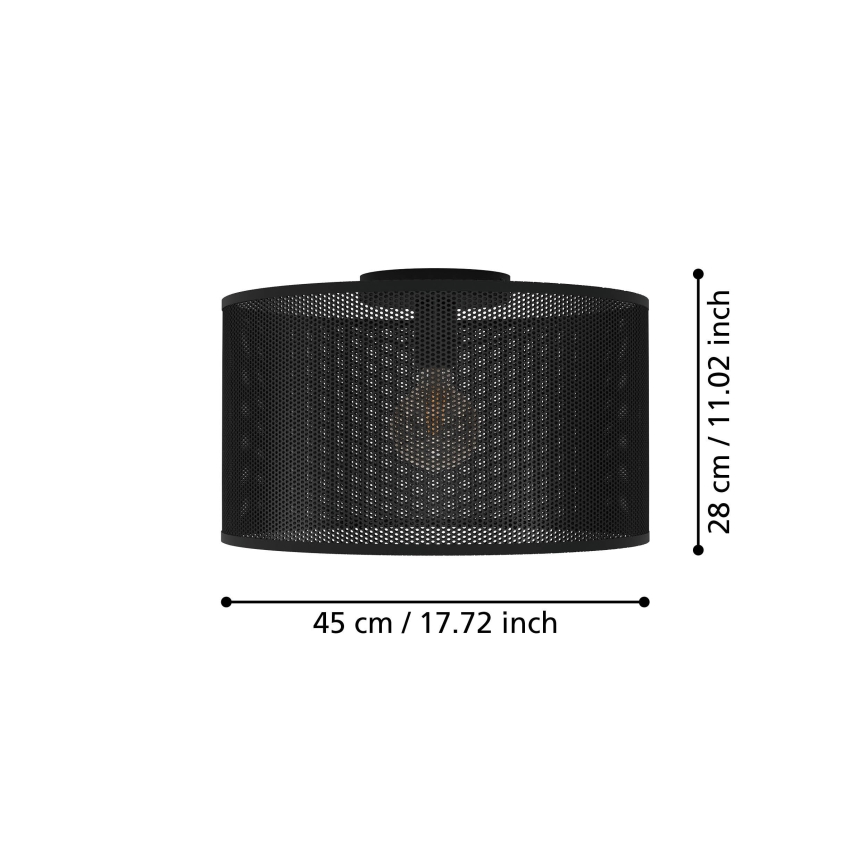 Eglo - Lubinis šviestuvas 1xE27/40W/230V