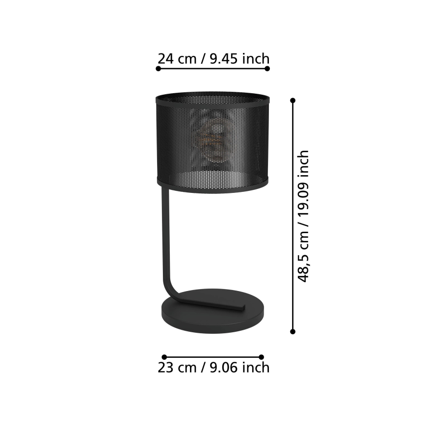 Eglo 43797 - Stalinis šviestuvas MANBY 1xE27/40W/230V