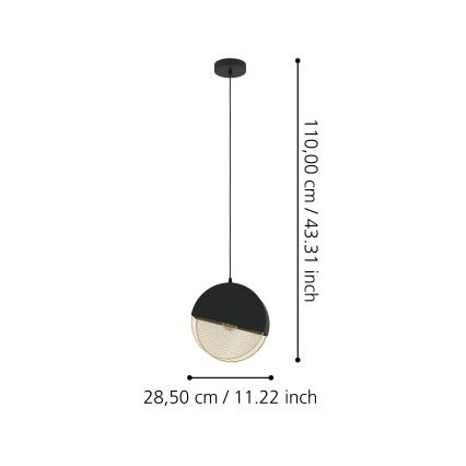 Eglo - Pakabinamas sietynas 1xE27/40W/230V