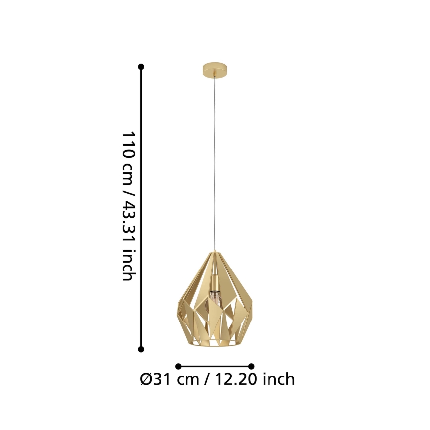 Eglo - Pakabinamas sietynas 1xE27/60W/230V d. 31 cm