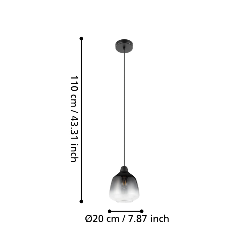 Eglo - Pakabinamas sietynas 1xE27/40W/230V