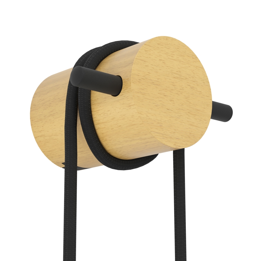 Eglo - Sieninis šviestuvas 1xE27/13W/230V juoda/smėlinė