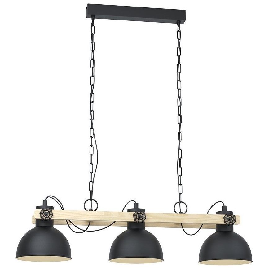 Eglo - Sietynas, kabinamas ant grandinės 3xE27/28W/230V - FSC sertifikuota