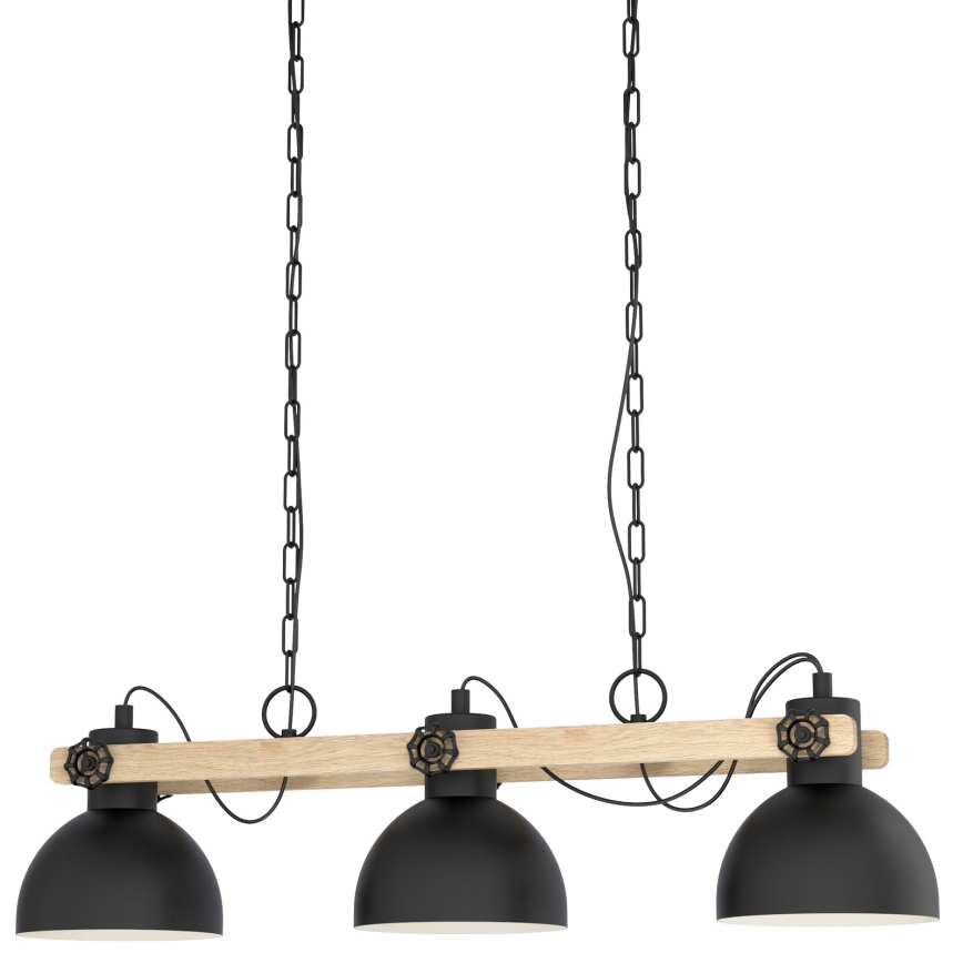 Eglo - Sietynas, kabinamas ant grandinės 3xE27/28W/230V - FSC sertifikuota