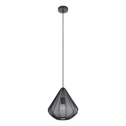 Eglo - Pakabinamas sietynas 1xE27/40W/230V diametras 33,5 cm juoda