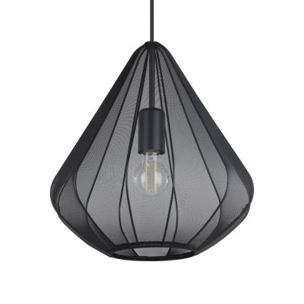 Eglo - Pakabinamas sietynas 1xE27/40W/230V diametras 33,5 cm juoda