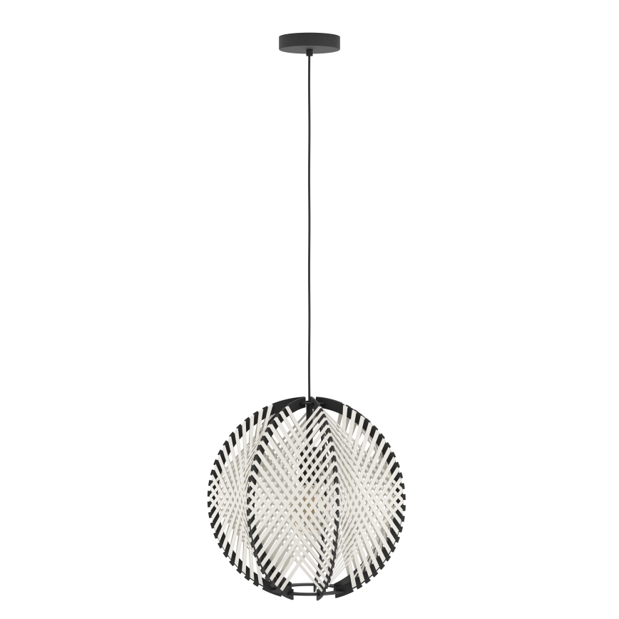 Eglo - Pakabinamas sietynas 1xE27/40W/230V diametras 40 cm balta/juoda
