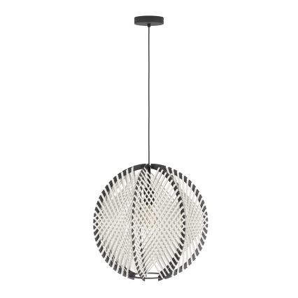 Eglo - Pakabinamas sietynas 1xE27/40W/230V diametras 48 cm balta/juoda