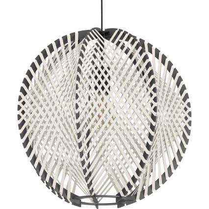 Eglo - Pakabinamas sietynas 1xE27/40W/230V diametras 48 cm balta/juoda