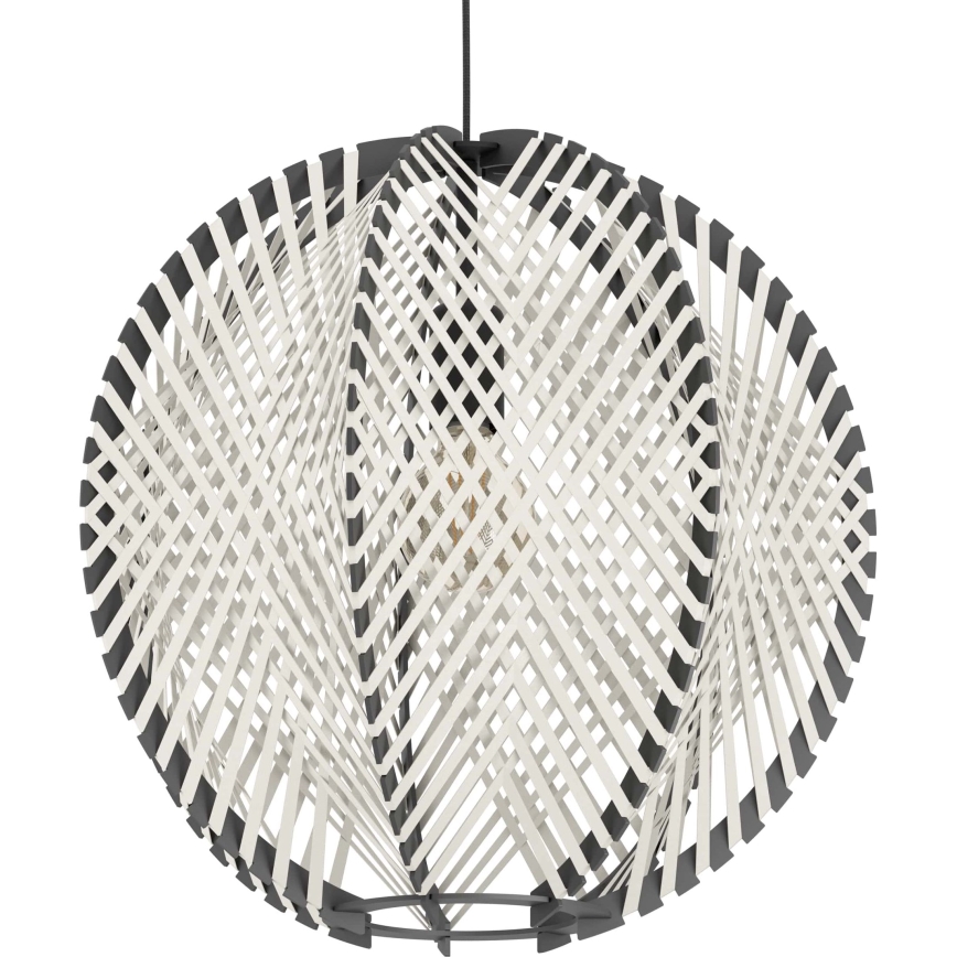 Eglo - Pakabinamas sietynas 1xE27/40W/230V diametras 48 cm balta/juoda