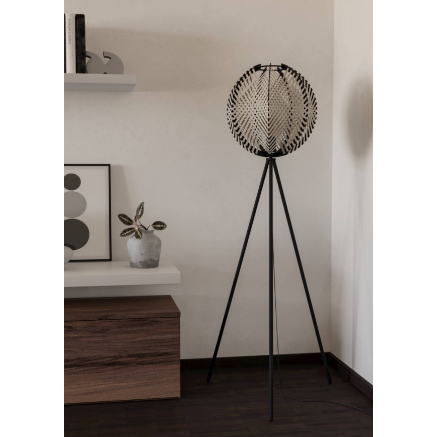 Eglo - Toršeras 1xE27/40W/230V balta/juoda
