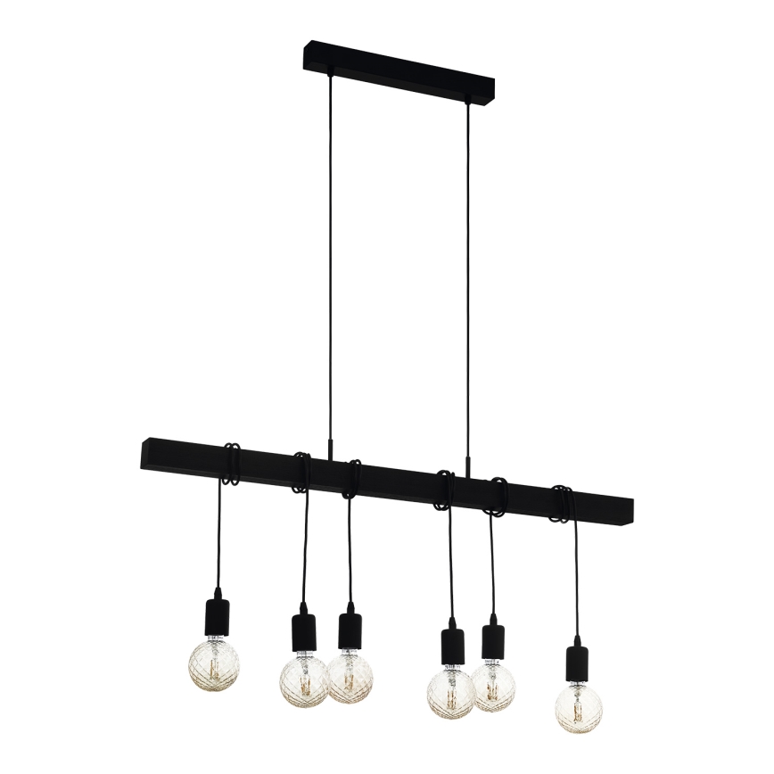 Eglo - Pakabinamas sietynas TOWNSHEND 6xE27/60W/230V
