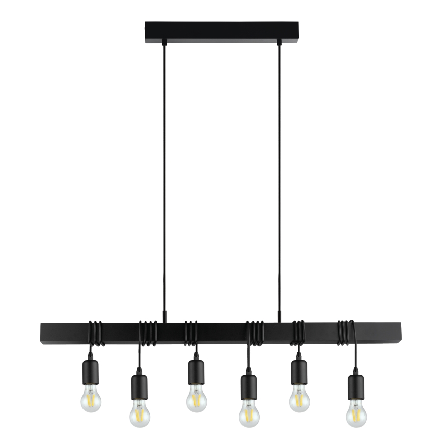 Eglo - Pakabinamas sietynas TOWNSHEND 6xE27/60W/230V