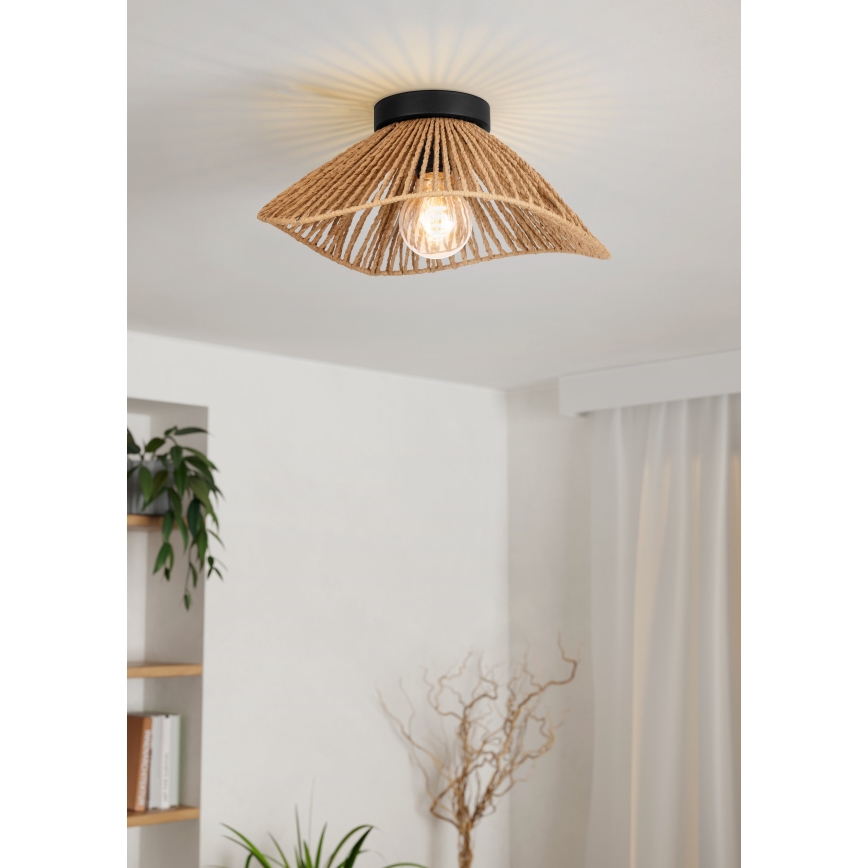 Eglo - Lubinis šviestuvas 1xE27/60W/230V ruda