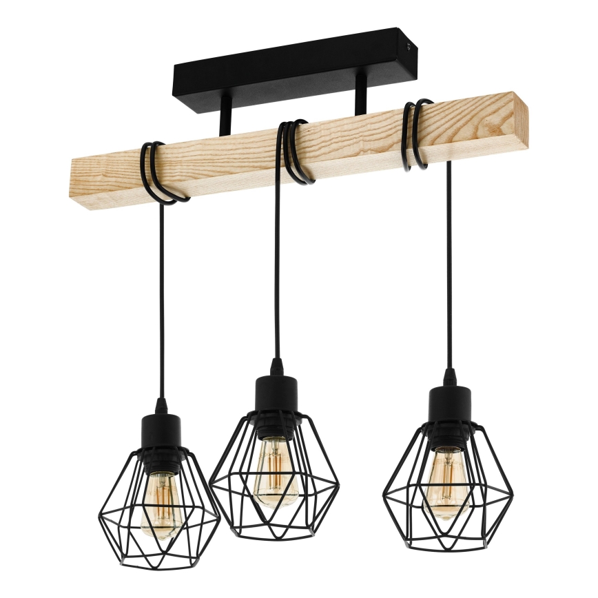 Eglo - Tvirtinamas sietynas TOWNSHEND 3xE27/60W/230V