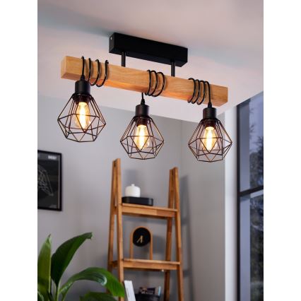 Eglo - Tvirtinamas sietynas TOWNSHEND 3xE27/60W/230V
