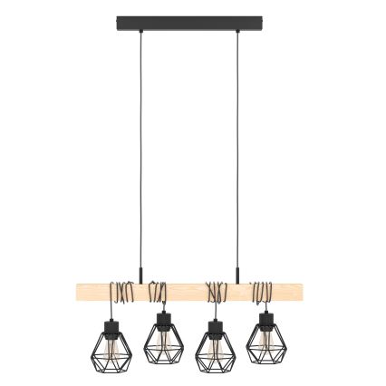 Eglo - Pakabinamas sietynas TOWNSHEND 4xE27/60W/230V