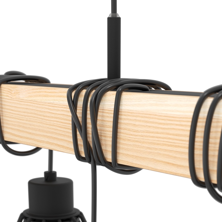 Eglo - Pakabinamas sietynas TOWNSHEND 9xE27/60W/230V - FSC sertifikuota