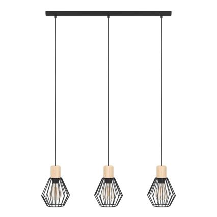 Eglo - Pakabinamas sietynas 3xE27/60W/230V - FSC sertifikuota