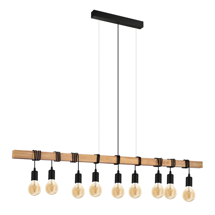 Eglo - Pakabinamas sietynas TOWNSHEND 9xE27/60W/230V - FSC sertifikuota