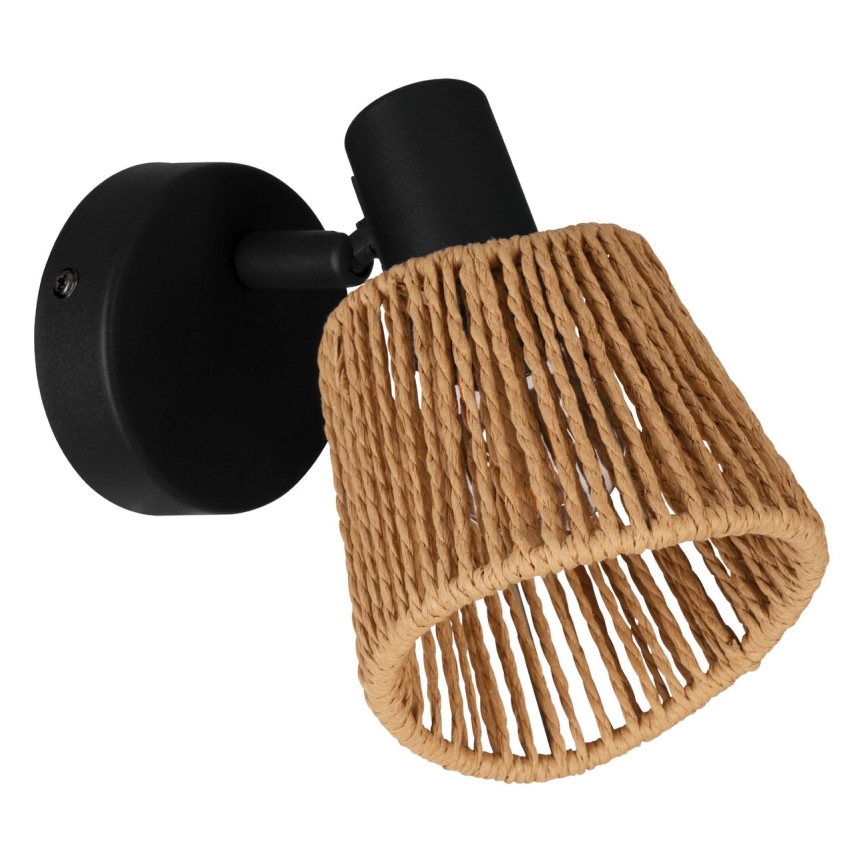 Eglo - sieninis taškinis šviestuvas 1xE14/10W/230V juodas/smėlinis