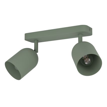 Eglo - Taškinis šviestuvas 2xE14/40W/230V žalias