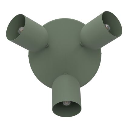 Eglo - taškinis šviestuvas 3xE14/40W/230V, skersmuo 25 cm, žalias