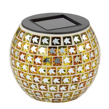 EGLO 47217 - Saulės energija įkraunamas šviestuvas BLATT 1xLED/0,03W oranžinė IP44