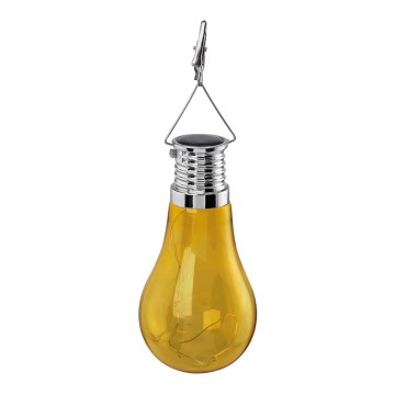 Eglo 48623 - LED apšvietimas, įkraunamas saulės energija 4xLED/0,06W geltona