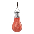 Eglo 48624 - LED apšvietimas, įkraunamas saulės energija LED/0,06W/80 mAh raudona