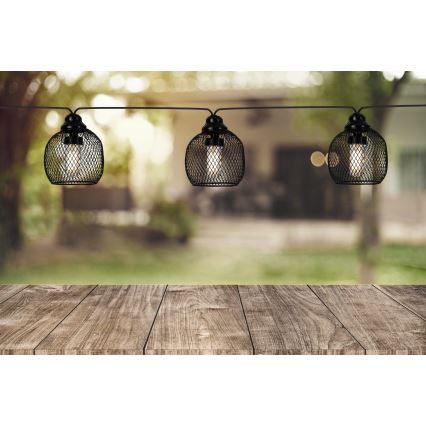 Eglo 48964 - LED saulės girlianda, 8 LED, 3 m, 600 mAh, IP44