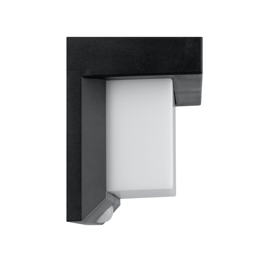 Eglo - LED sieninis šviestuvas su jutikliu, įkraunamas saulės energija LED/3,84W/3,7V IP44
