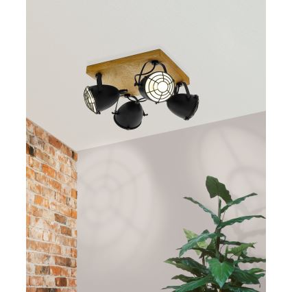 Eglo 49079 - Taškinis šviestuvas GATEBECK 4xE14/40W/230V