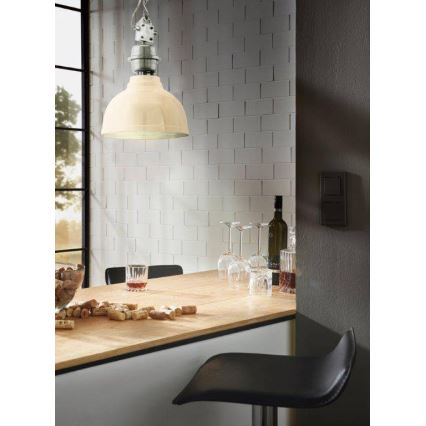 Eglo 49172 - Sietynas ant grandinės GRANTHAM 1xE27/60W/230V