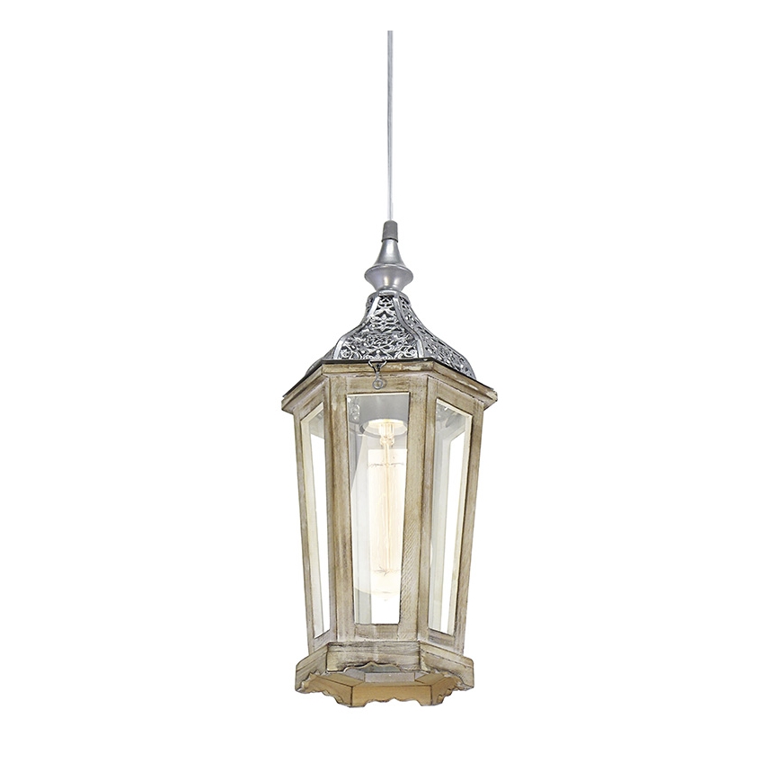 Eglo 49206 - pakabinamas šviestuvas ant laido KINGHORN 1xE27/42W/230V